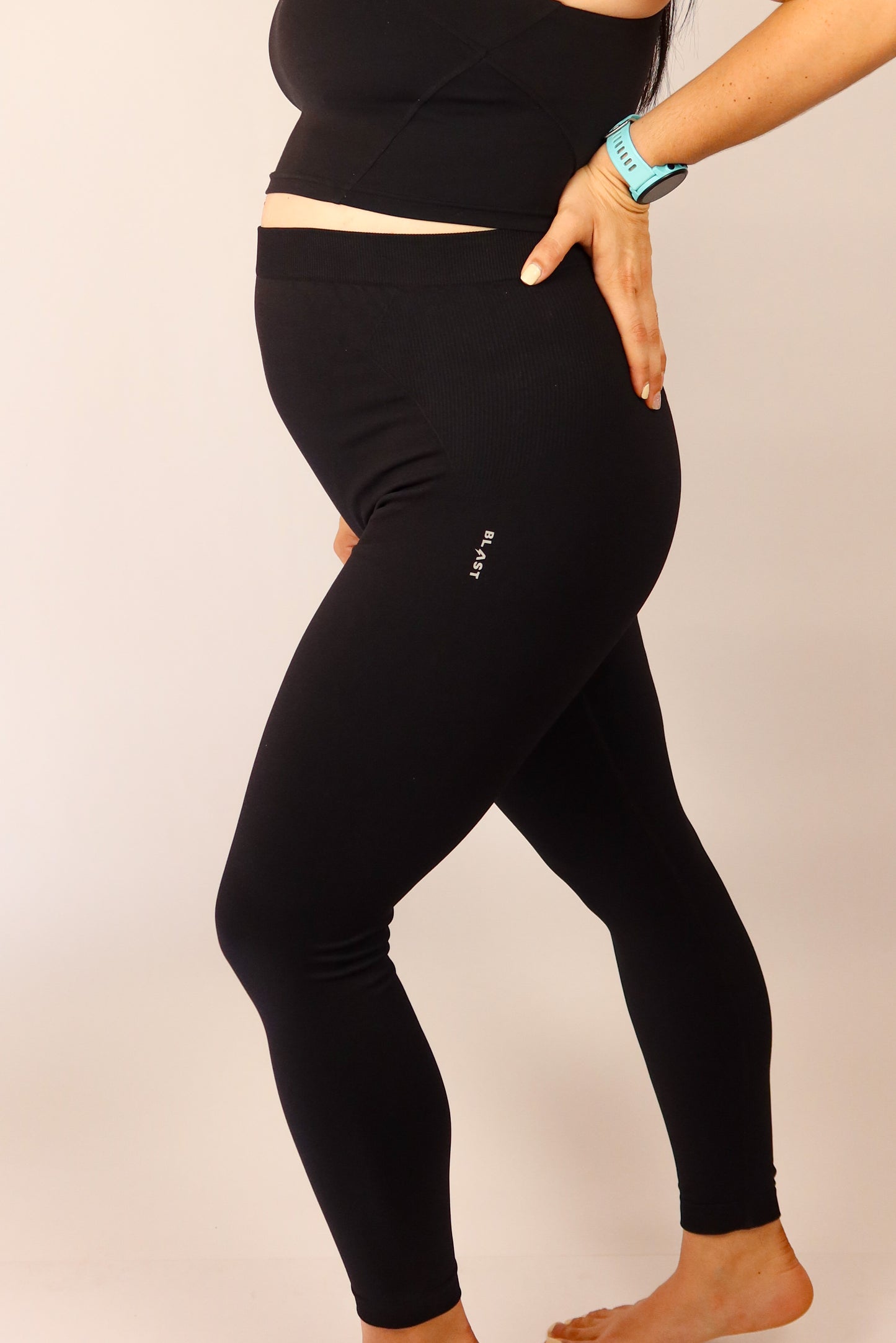 Maternity Leggings Negro