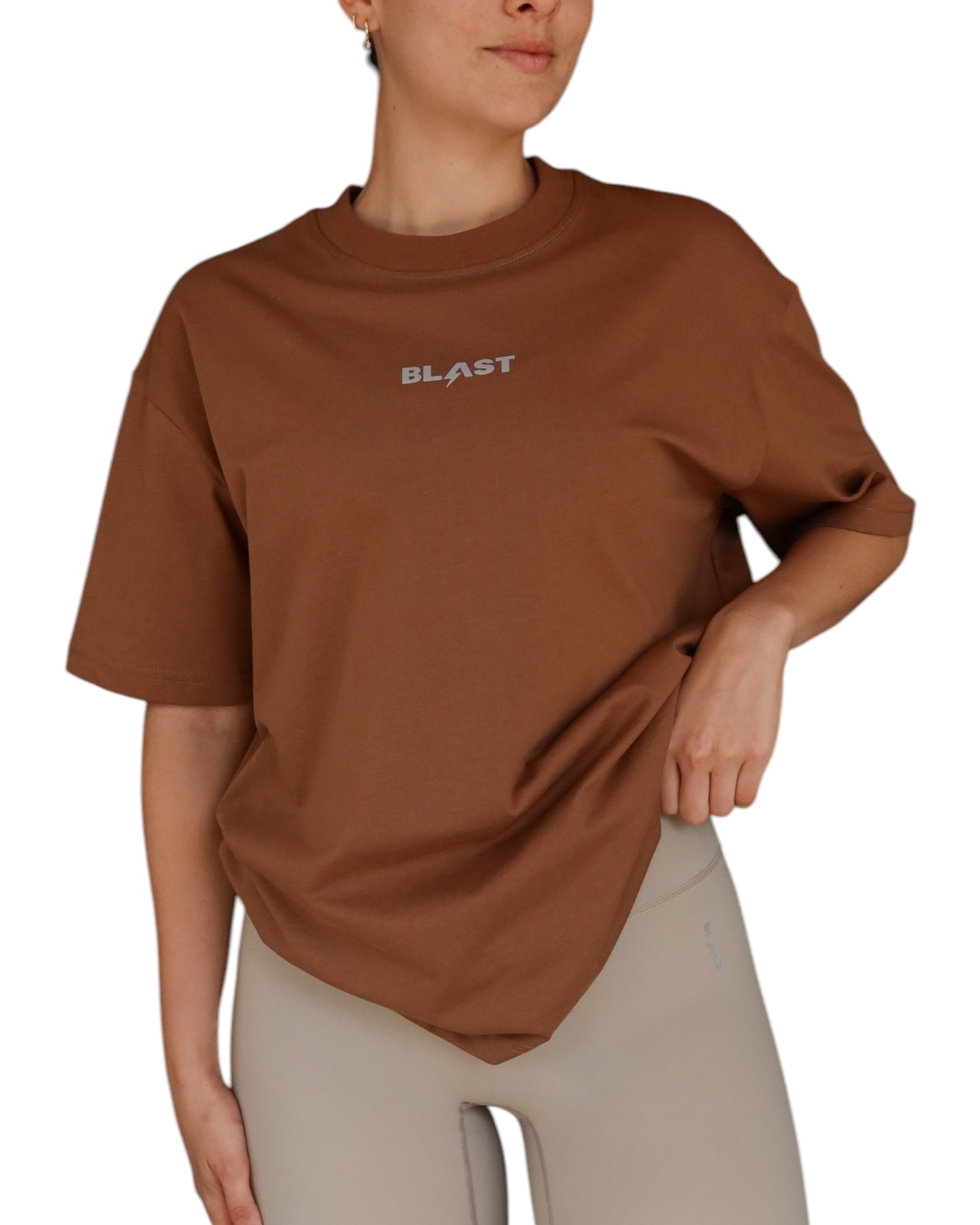 Oversized Tee Café Unisex