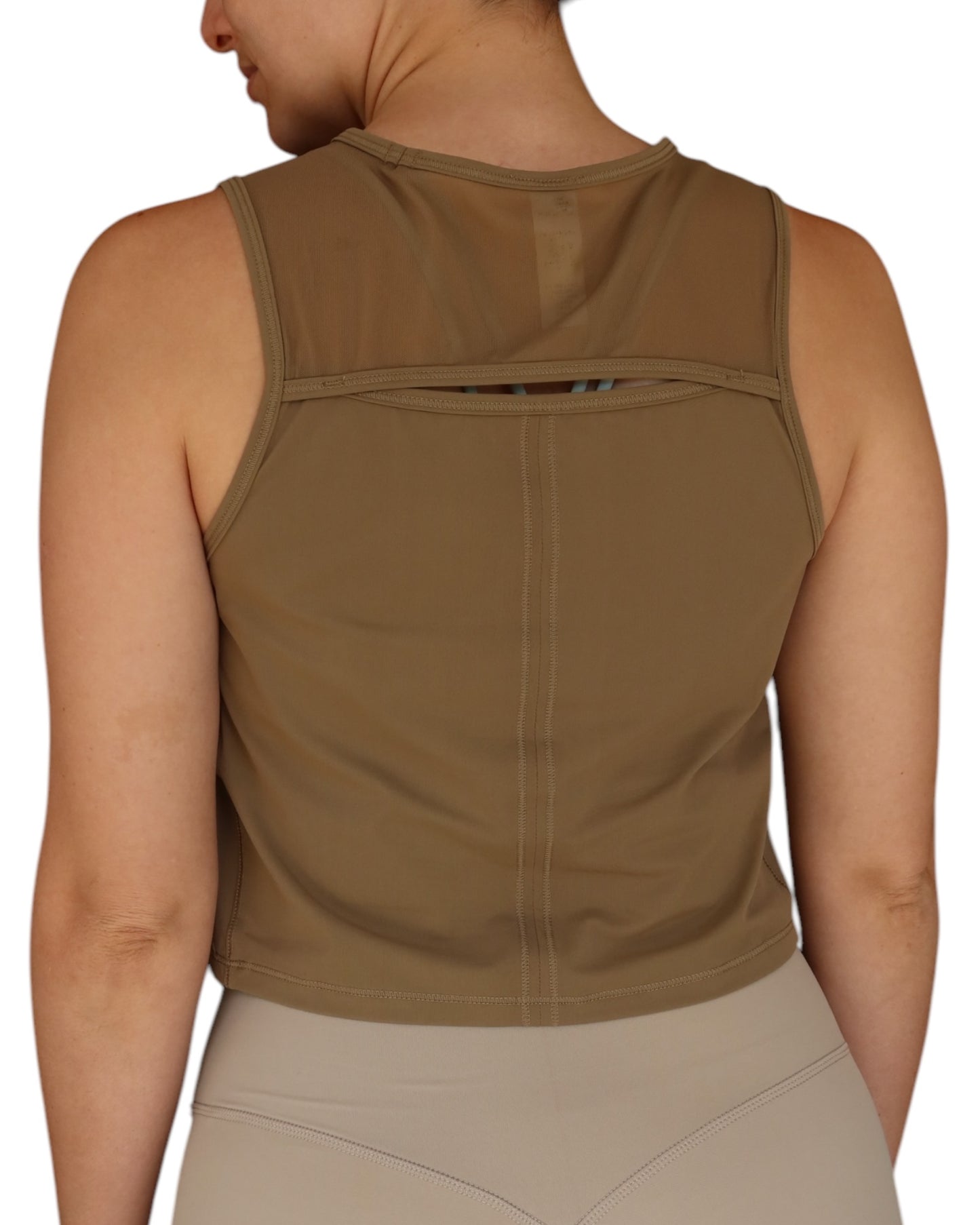 Crop Top Básico Mocha