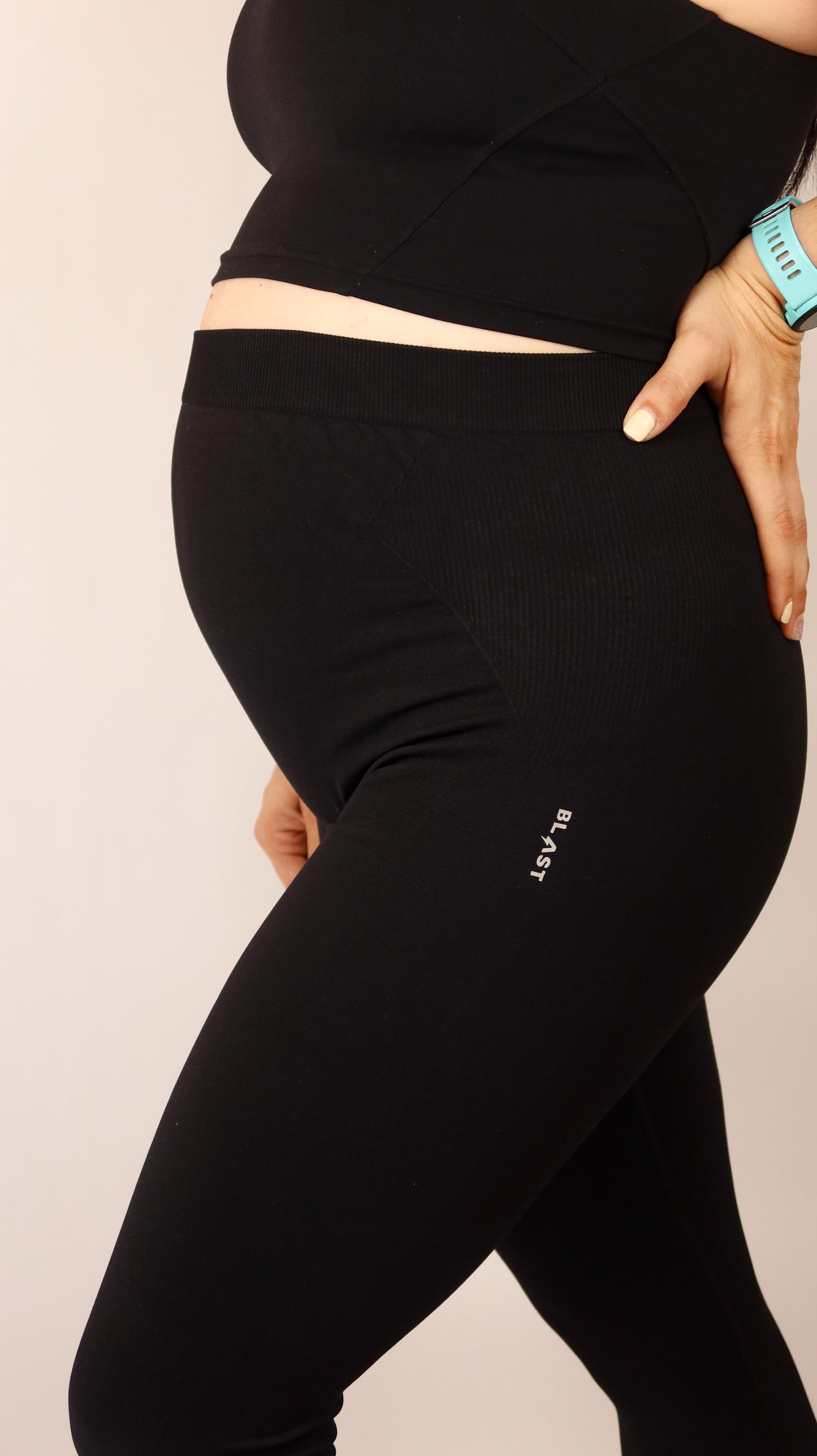 Maternity Leggings Negro