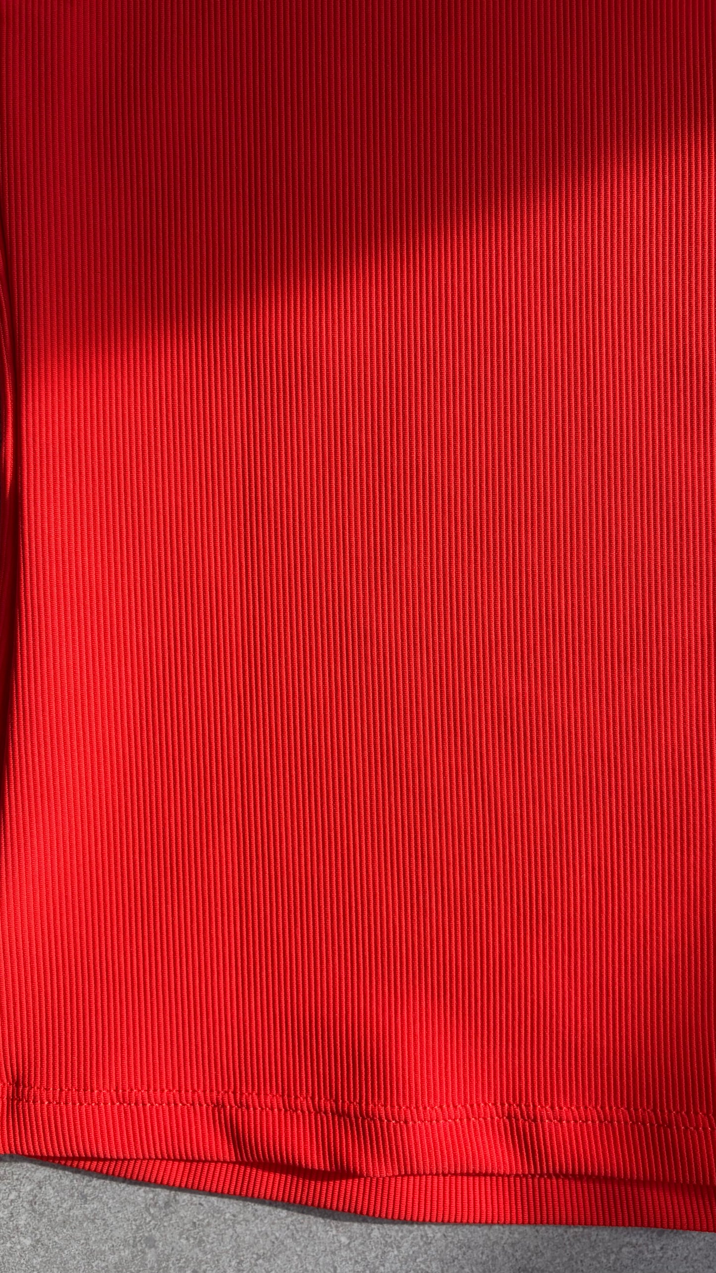 Ribbed Tee Naranja