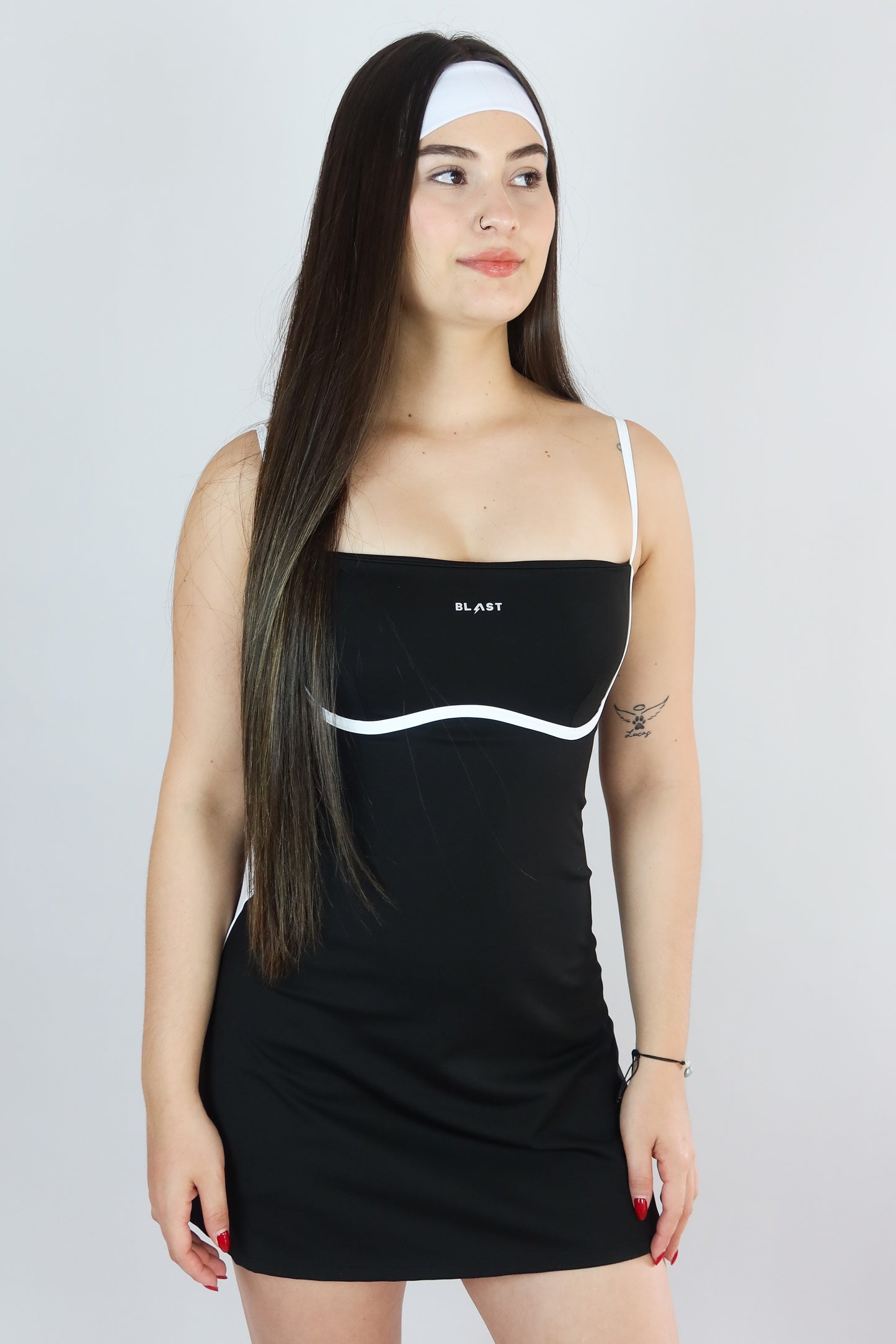 Halo Dress Negro