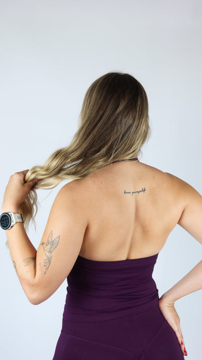Purple - Muse Halter Top