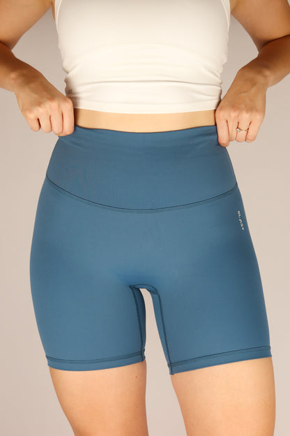 Mid Short Steel Blue