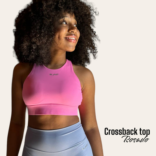 Crossback top Rosado