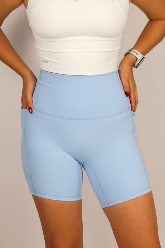 Pocket Mid Short Baby Blue