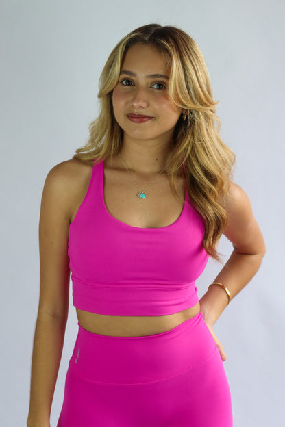 Push Top Fucsia Neón