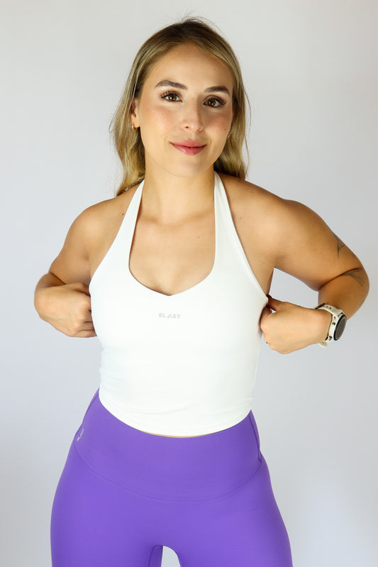 Blanco - Halter Tank Top