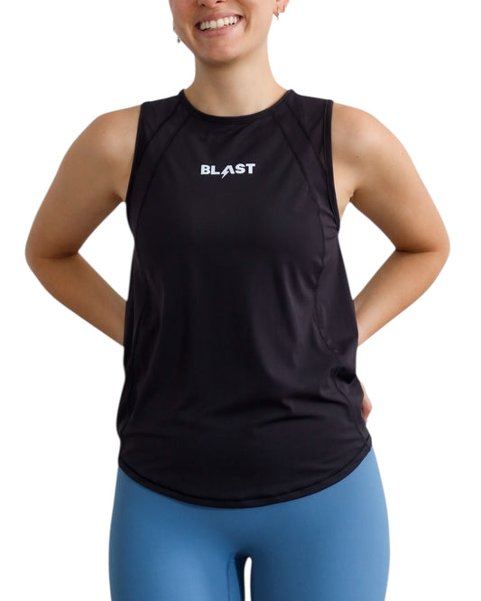 Athletic Top Negro