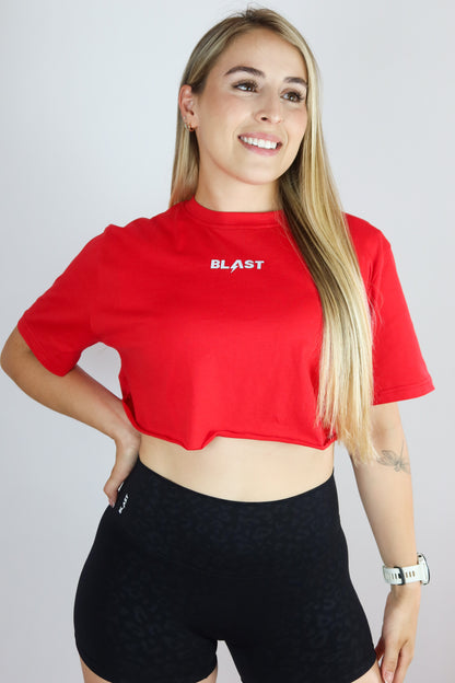 Crop Top Rojo