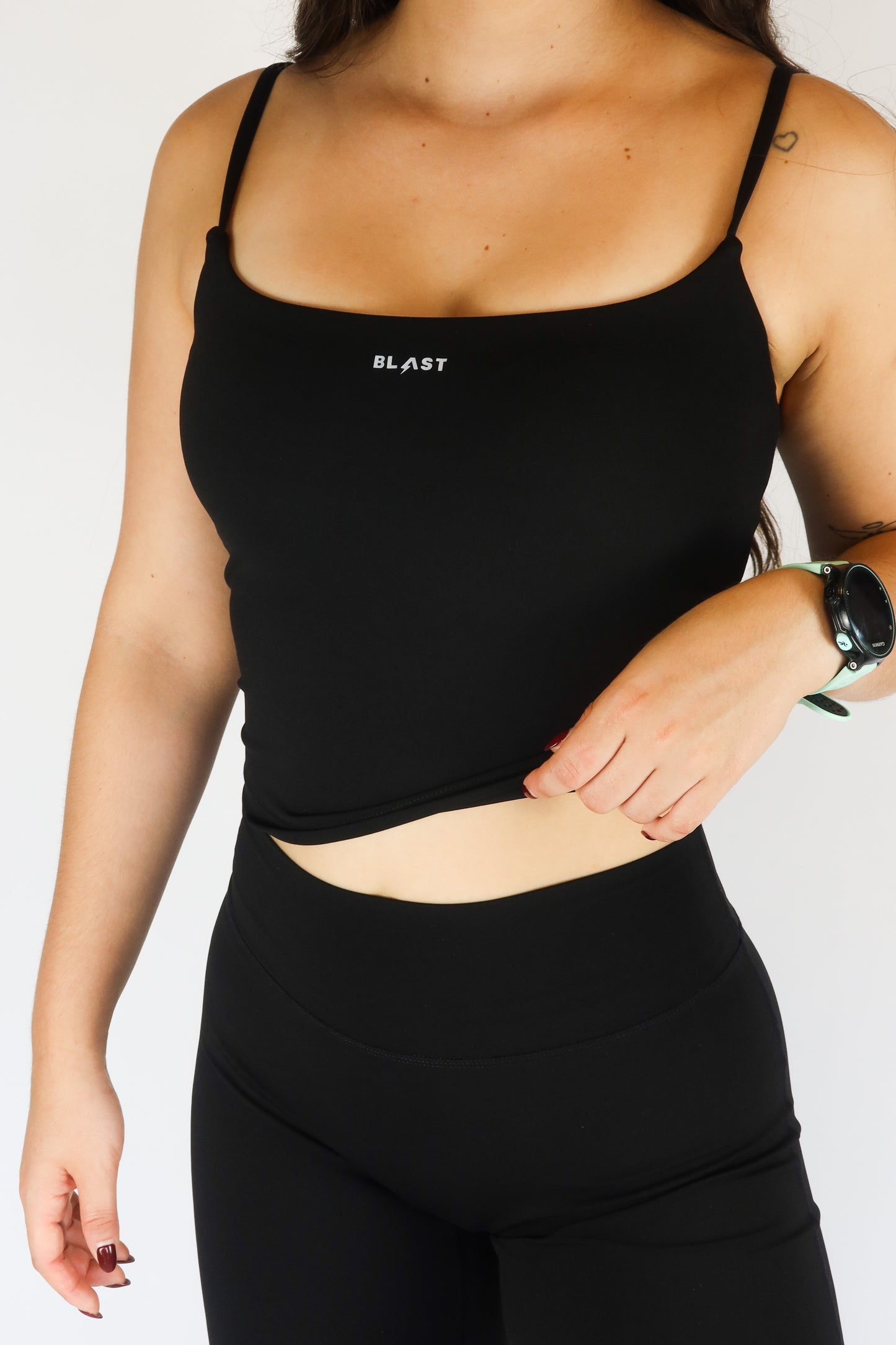 Black - Wide Tank Top