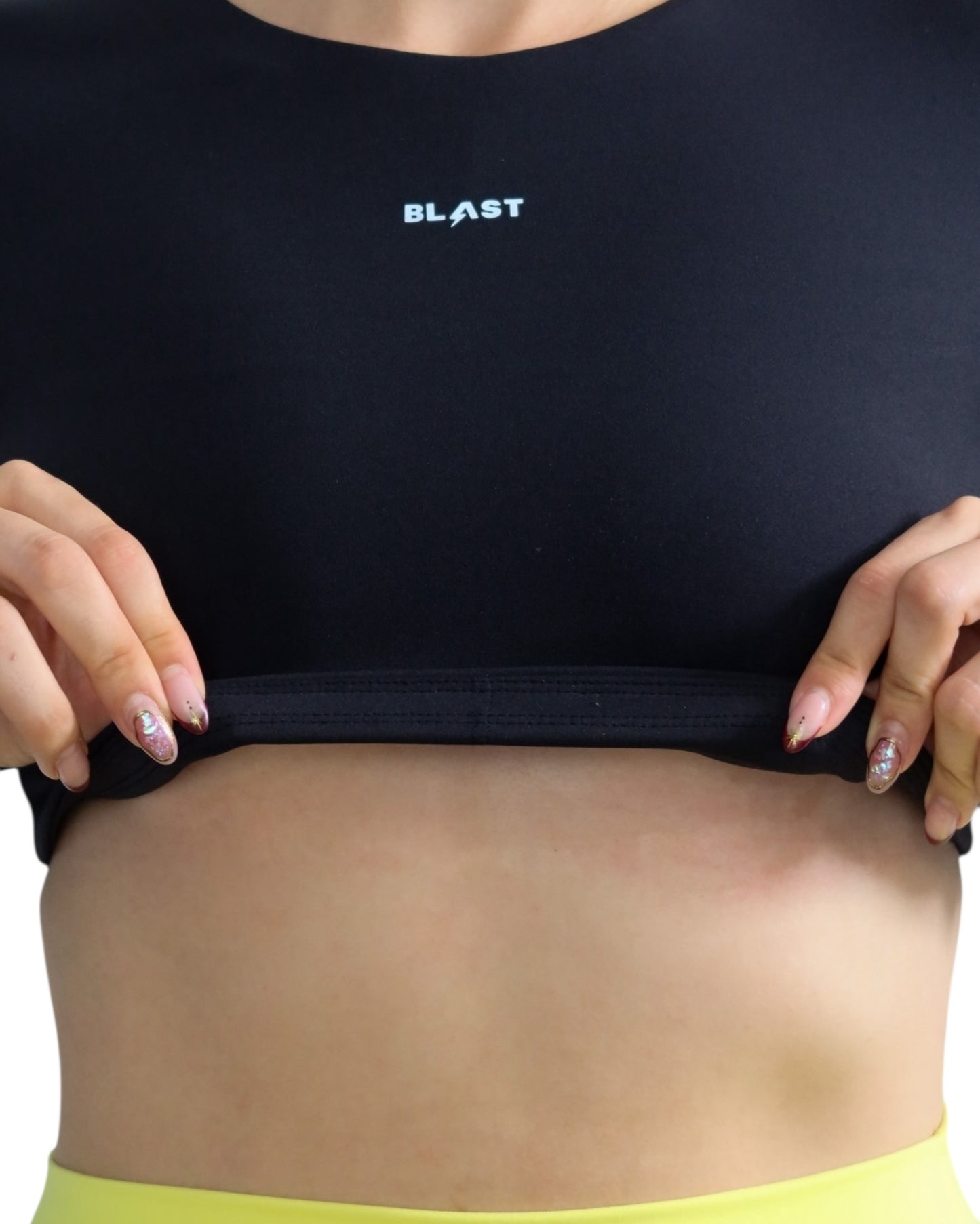 Long-Sleeve Top Negro