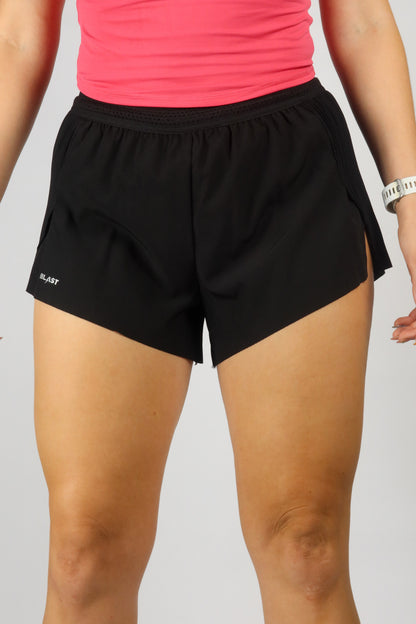 Negro - Race Short Plisado