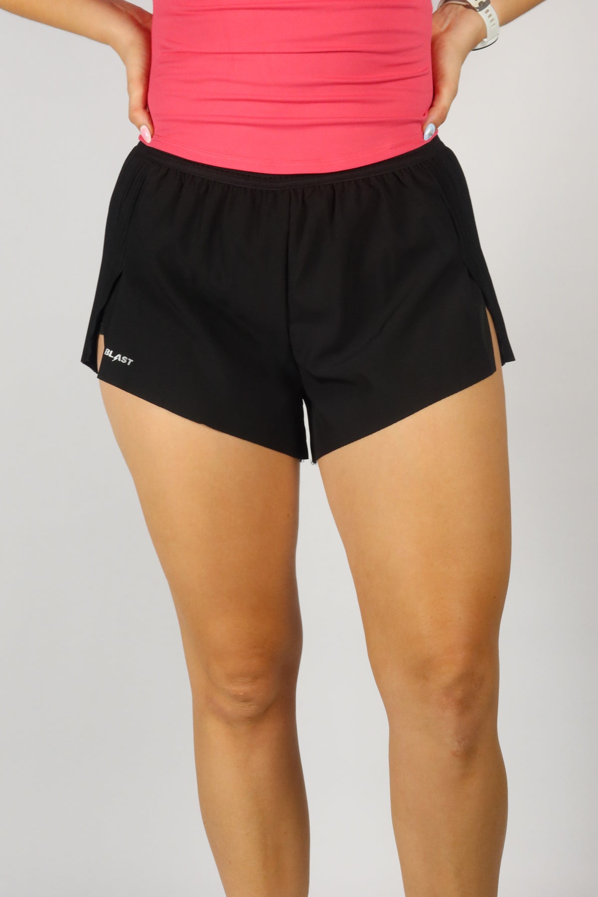 Negro - Race Short Plisado