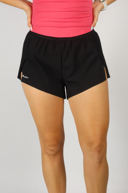 Negro - Race Short Plisado