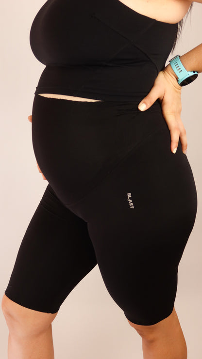 Maternity Biker Short Negro