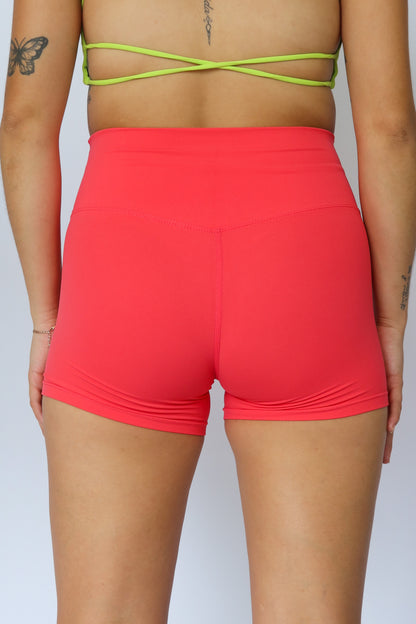 Booty Short Coral Neón