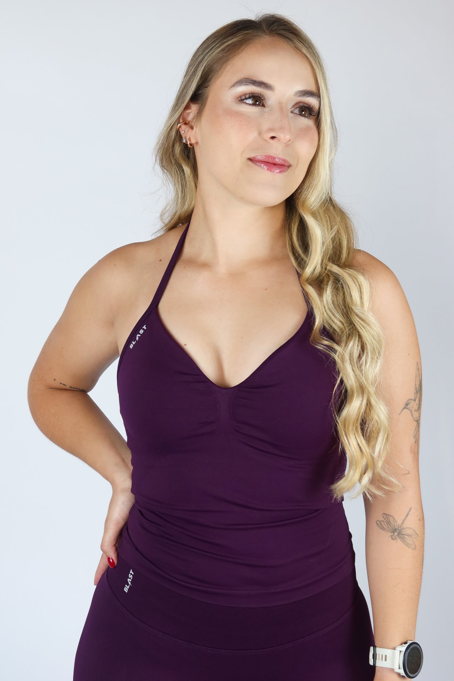 Purple - Muse Halter Top