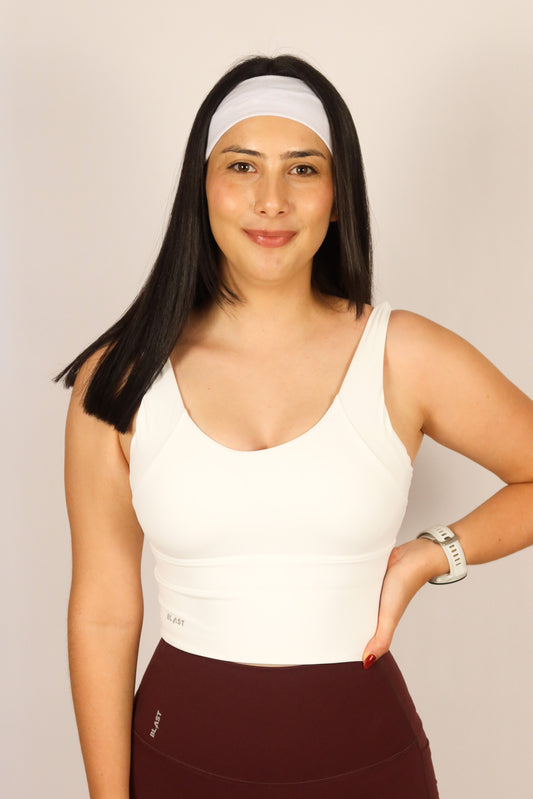 V-Tank Top Blanco