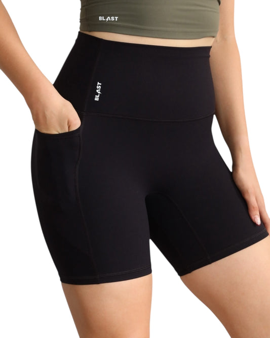 Pocket Mid Short Negro