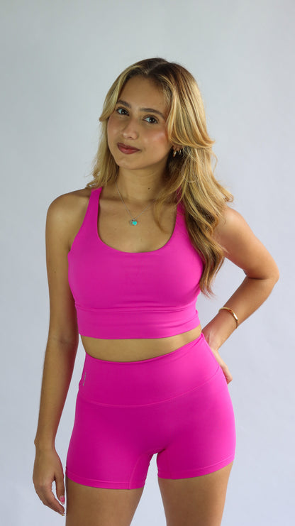 Push Top Fucsia Neón