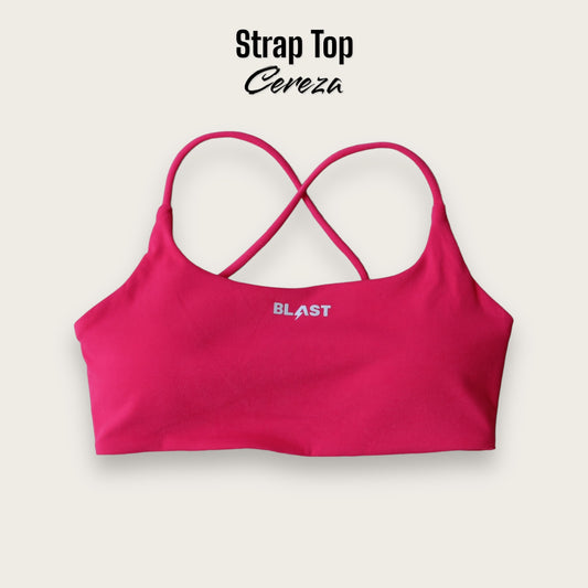 Strap Top Cereza