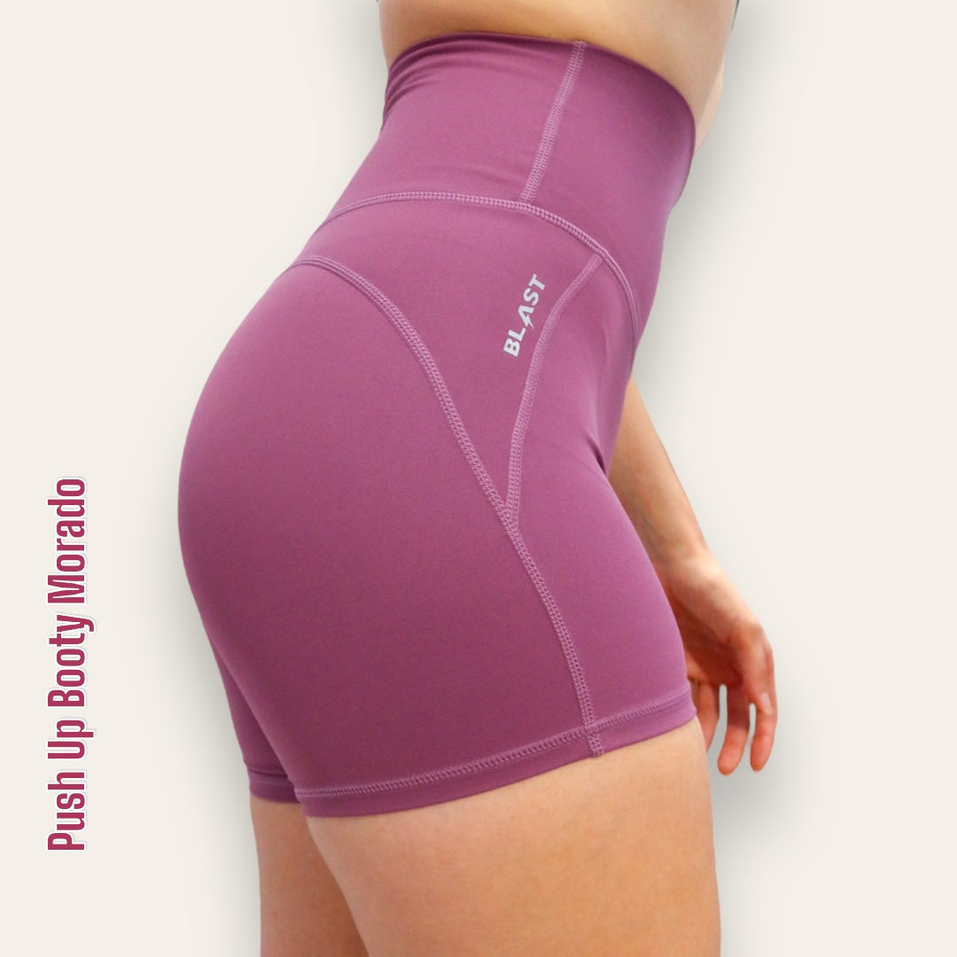 Push Up Booty Short Morado